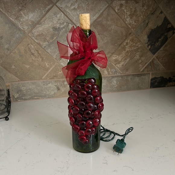 Accents Decorative Lighted Wine Bottle Poshmark